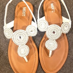 mixit womens foula flat sandals